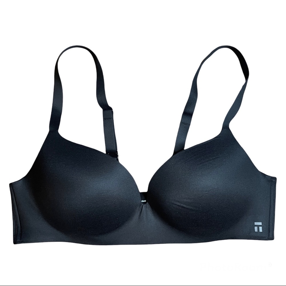 Tommy John Second Skin Lightly Lined Demi Black 38B